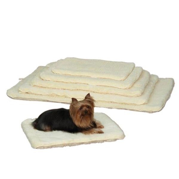 Slumber Pet ZA427 35 55 Dbl Sided Sherpa Mat Med/Lrg Natural, Slumber Pet, Mfr#: ZA427 35 55